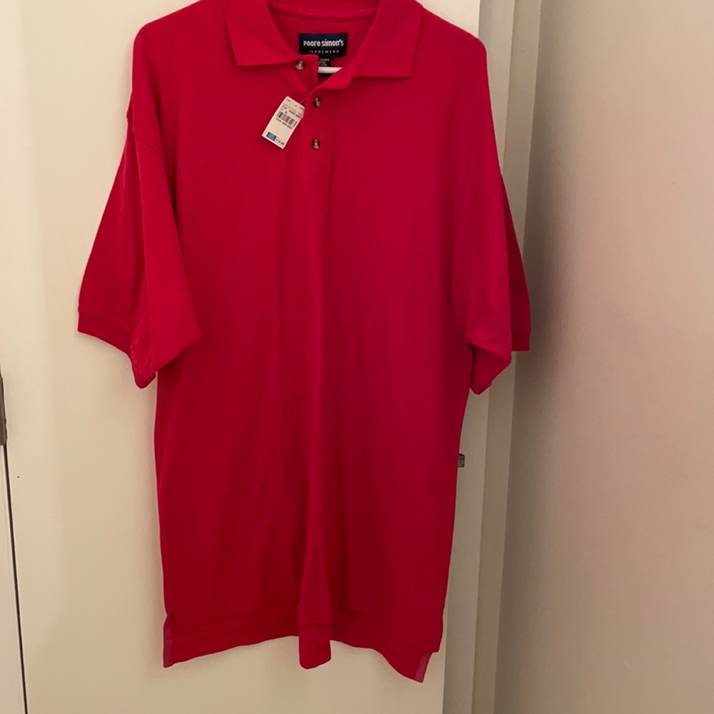 3 for $10!   NWT men’s Poore Simon’s XL cotton polo shirt